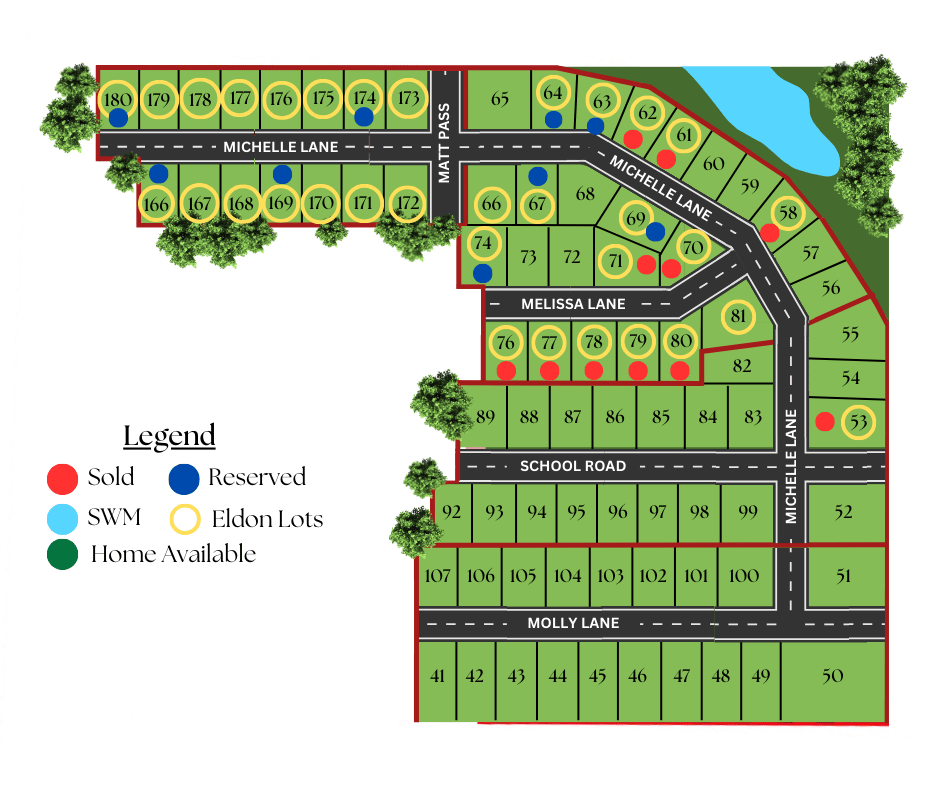 Plat Map of Quarry Ridge in Cottage Grove, WI