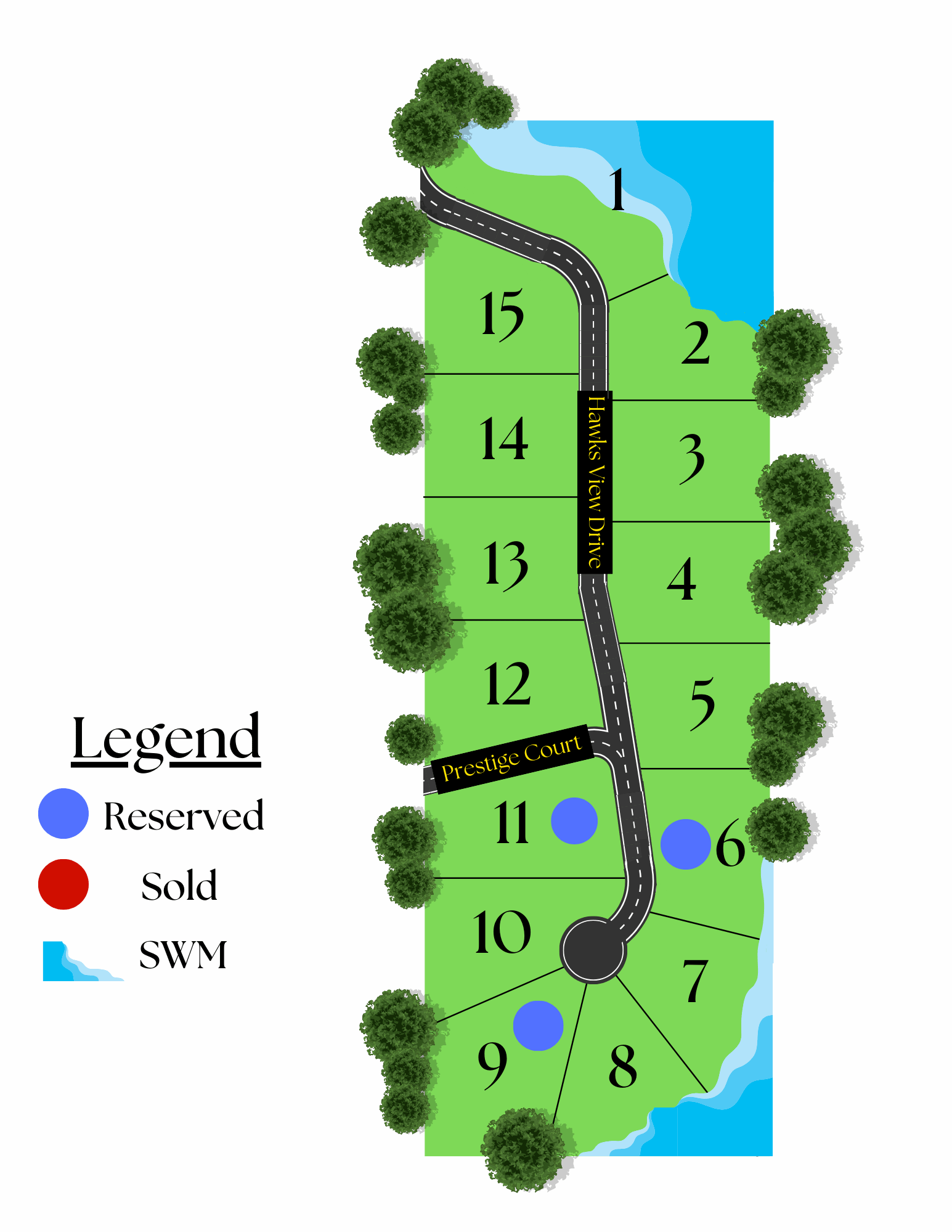 Hawks View Plat Map in Edgerton, WI